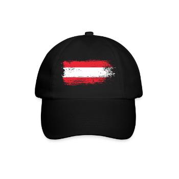 Drapeau autrichien - Casquette classique - noir/noir - Devant