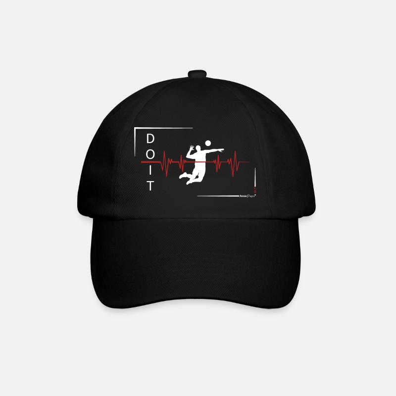 Volleyball Player - Pulse - Baseball Cap - black/black