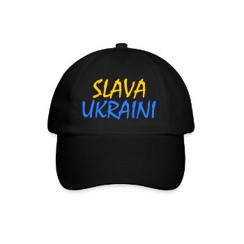 Slava ukraini - Casquette classique - noir/noir - Devant