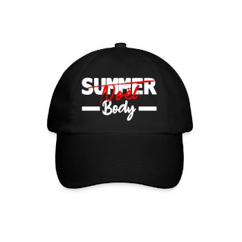 noel body - humour noël - Casquette classique - noir/noir - Devant