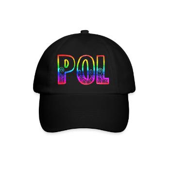 Pol RS Arc-en-ciel - Casquette classique - noir/noir - Devant