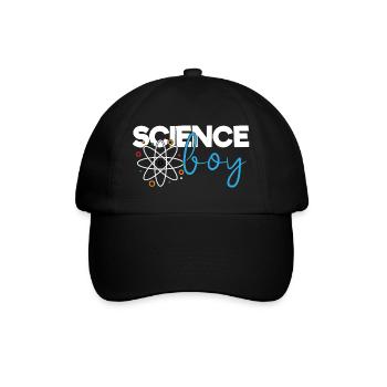 Science Boy - Baseballkappe - Schwarz/Schwarz - Vorne