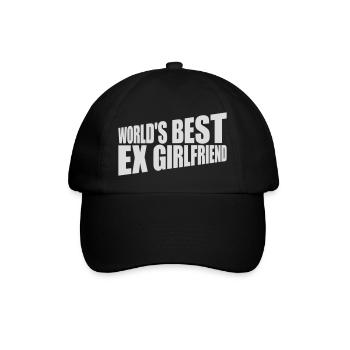 World's Best Ex Girlfriend - Baseball Cap - black/black - Front
