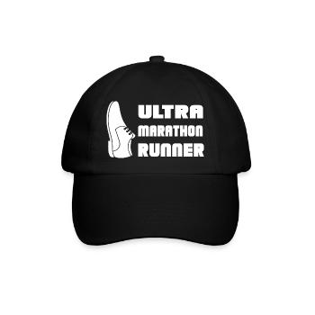 Biking Running Marathon Triathlon Bike - Baseball Cap - black/black - Front