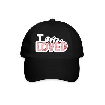 Positive Affirmation - i am loved - Casquette classique - noir/noir - Devant