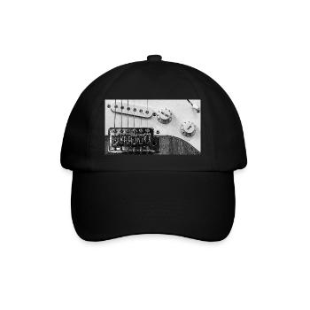 guitar - Baseball Cap - black/black - Front
