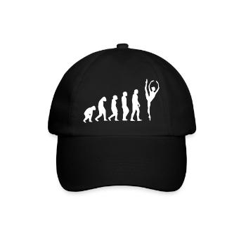 Dancing Dance Music - Baseballkappe - Schwarz/Schwarz - Vorne