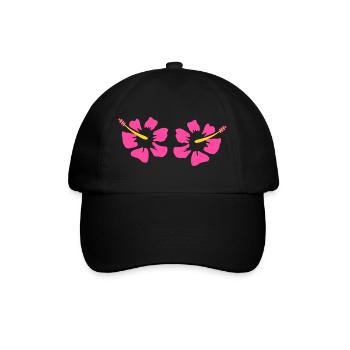 Fleur Rose Rose Fleur Fleurs Rose Rose Fleurs - Casquette classique - noir/noir - Devant