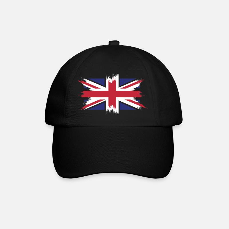 british - Baseball Cap - black/black