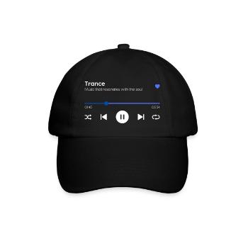 Trance - Baseball Cap - black/black - Front