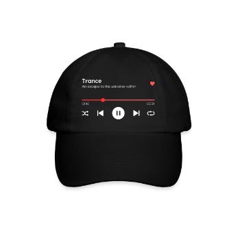 Trance - Baseball Cap - black/black - Front