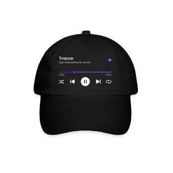 Trance - Baseball Cap - black/black - Front