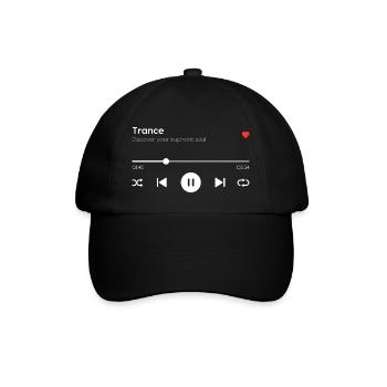 Trance - Baseball Cap - black/black - Front