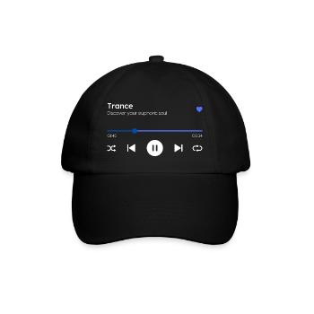 Trance - Baseball Cap - black/black - Front