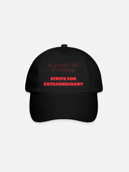 IN A WORLD FULL OF ORDINARY - Casquette classique - noir/noir