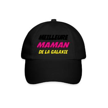 DIE BESTE MUTTER DER GALAXIE - Baseballkappe - Schwarz/Schwarz - Vorne