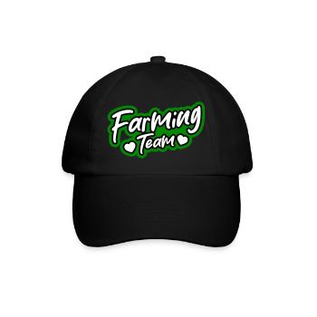 Équipe agricole - Casquette classique - noir/noir - Devant