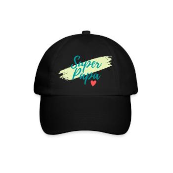 Super Dad - Baseball Cap - black/black - Front