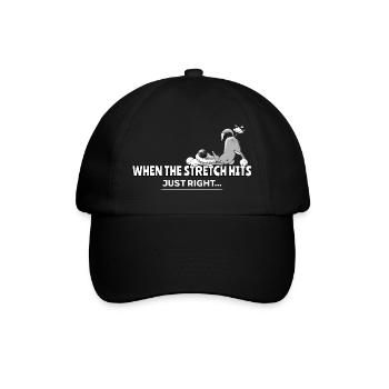 When Th Strecht Hits Just Right Wolf Pupsst - Baseball Cap - black/black - Front