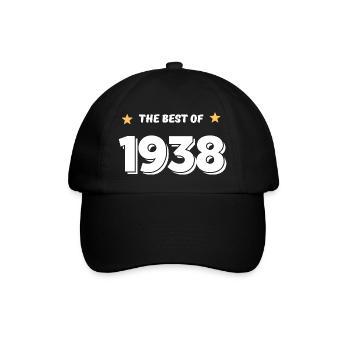 Das Beste von 1938 - Baseballkappe - Schwarz/Schwarz - Vorne