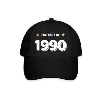 Das Beste von 1990 - Baseballkappe - Schwarz/Schwarz - Vorne