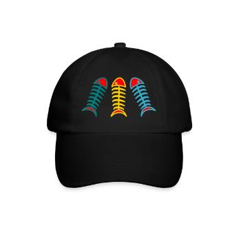 FISH. APRIL FOOL. HOLIDAY. SUMMER. HUMOR - Baseball Cap - black/black - Front