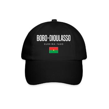 Bobo-Dioulasso Burkina Faso - Casquette classique - noir/noir - Devant
