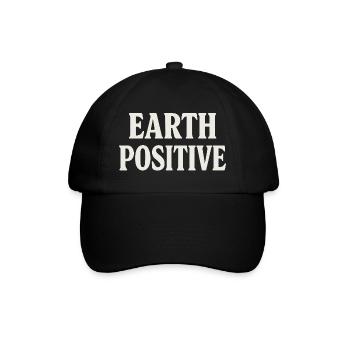 Typographie audacieuse positive pour la terre - Casquette classique - noir/noir - Devant