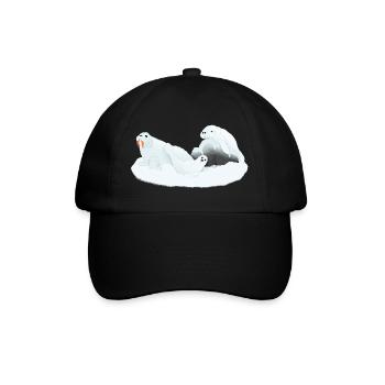 Conférences Tazz | Phoques endormis de l’Arctique - Casquette classique - noir/noir - Devant