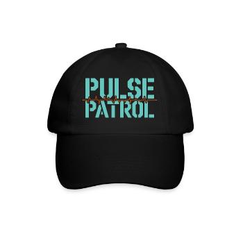 Cardiac Tech Pulse Patrol Pacemaker Technician - Baseballkappe - Schwarz/Schwarz - Vorne