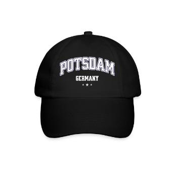 Potsdam Germany College Emblem - Baseball Cap - black/black - Front