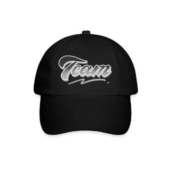 Team - Basebollkeps - svart/svart - Fram