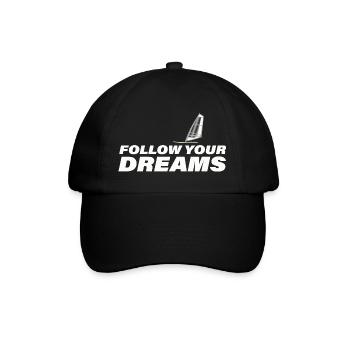 Suivez vos rêves - Casquette classique - noir/noir - Devant
