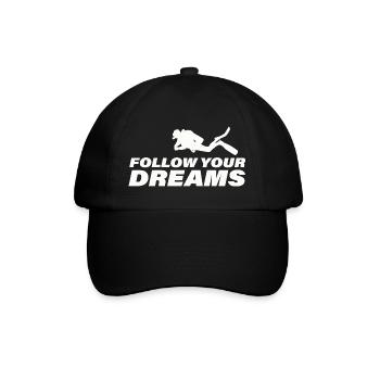 Suivez vos rêves - Casquette classique - noir/noir - Devant