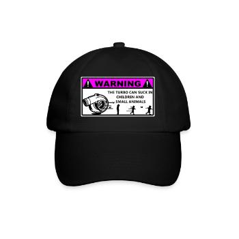 Turbo Warning Kids - Baseball Cap - black/black - Front