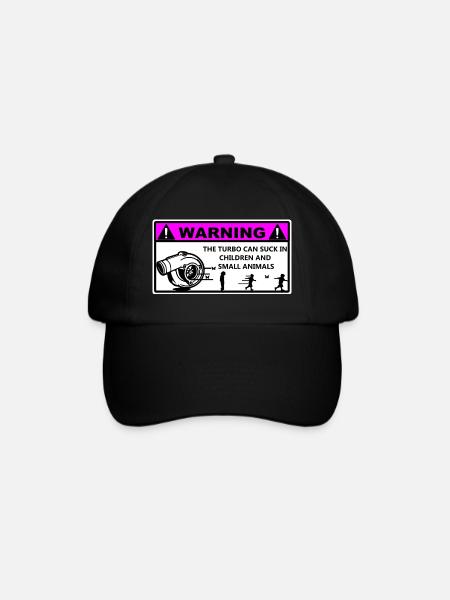 Turbo Warning Kids - Baseball Cap - black/black