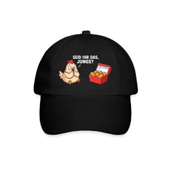 Are You the Guys Chicken Chicken Nuggets - Baseball Cap - black/black - Front