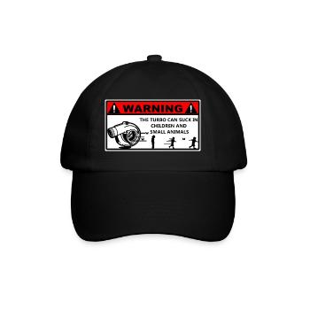 Avertissement Turbo Illustré - Casquette classique - noir/noir - Devant