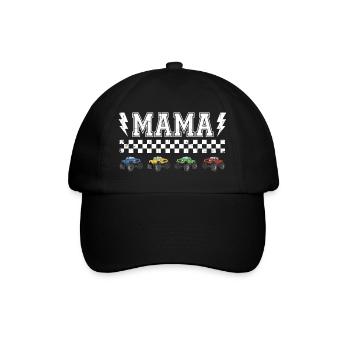 Monster Truck Mom Cool Mom Design Tout-terrain - Casquette classique - noir/noir - Devant