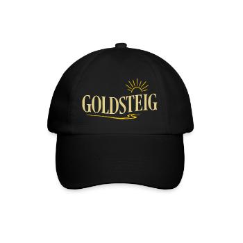 Goldsteig Typography Hiking Trail - Baseball Cap - black/black - Front
