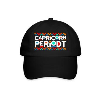 Capricorn Periodt Neon Zodiac - Baseball Cap - black/black - Front