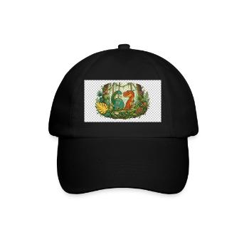 six seven - Baseball Cap - black/black - Front