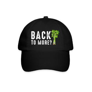 Retour à plus de céleri - Casquette classique - noir/noir - Devant