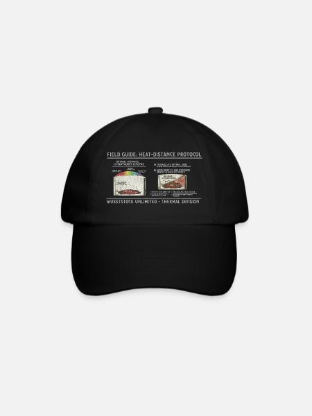 Protocole de distance de chaleur pour saucisse - Casquette classique - noir/noir