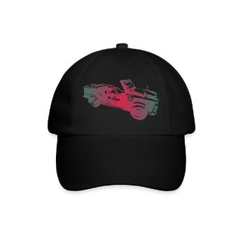  Kübel 601 NVA - Baseballkappe - Schwarz/Schwarz - Vorne