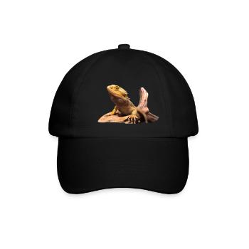 Bartagame - Baseballkappe - Schwarz/Schwarz - Vorne