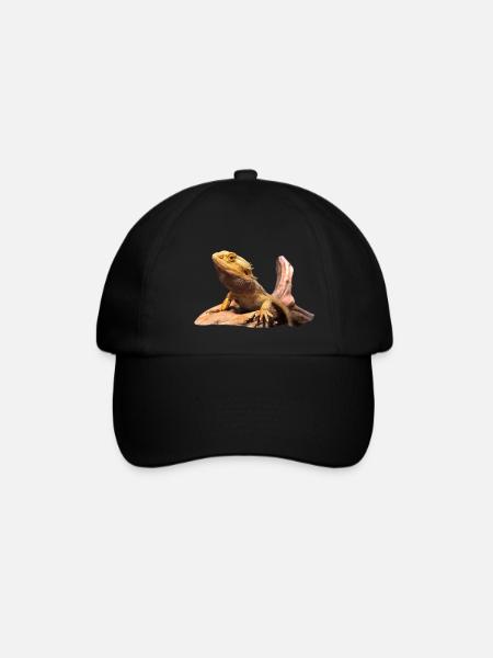Bartagame - Baseballkappe - Schwarz/Schwarz