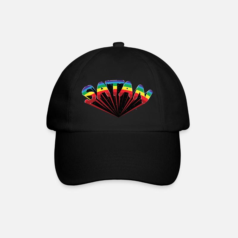 Satan - Baseball Cap - black/black