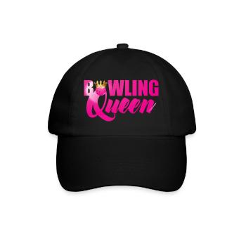 Bowling / Bowler: Bowling Queen - Baseball Cap - black/black - Front