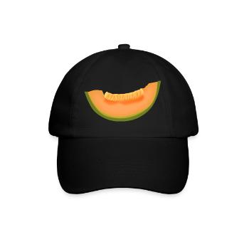 melon watermelon watermelon veggie gemues - Baseball Cap - black/black - Front